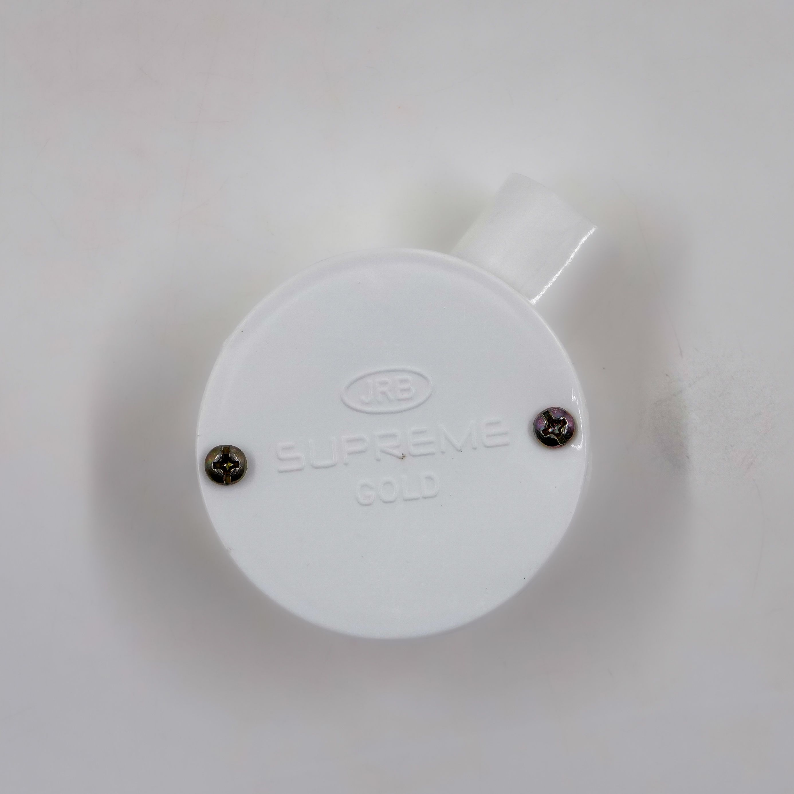 JRB Suppreme - 19Mm Conduit Junction Box 1 Way (White)